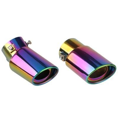 Car Color Exhaust Muffler Stainless Steel Pipe Chrome Trim Tubos