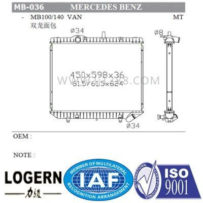 Auto Aluminum Radiator for Benz MB100/140 Van&prime;99- Mt