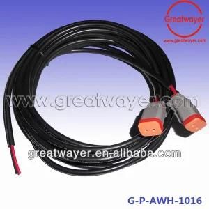 18# 2pins Duetsch Connector Waterproof Shrink Tube for Car Lighting