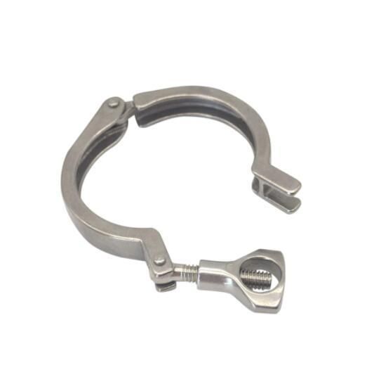 Stainless Steel Quick Pipe Fitting Tri Clover Clamps with Ferrule