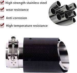 115mm Ak Style Carbon Fiber Exhaust Tip Tail Muffler Tip for BMW M2m3m4m5 MP Exhaust Pipe Modification