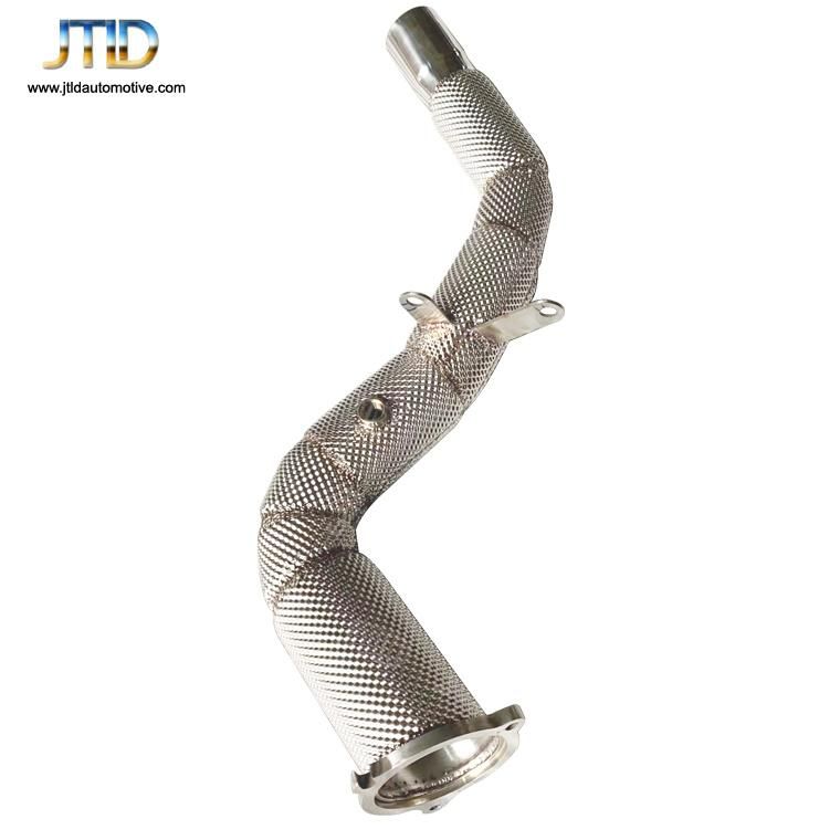 China Factory Price High Flow Exhaust Downpipes for Jaguar Xe 2.0