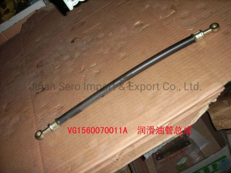 High Quality Sinotruk HOWO Truck Spare Auto Parts Engine Parts Lubricating Pipe Vg1560070011A Vg1560070011