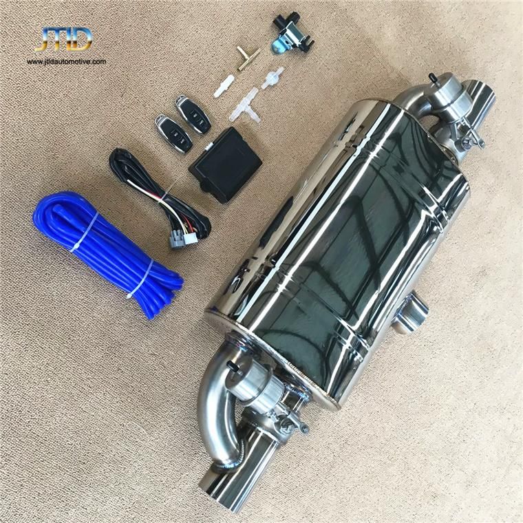 Car Exhaust Pipe Vacuum Pump Variable Valve Mufflers Remote Control Stainless Steel Universal Exhaust Muffler