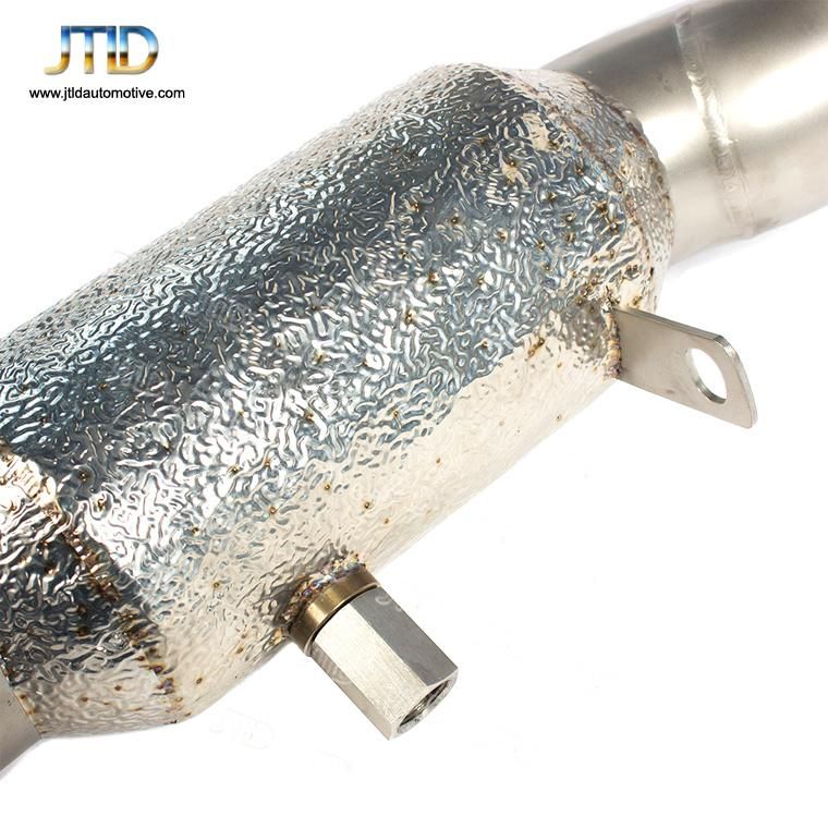 Heatshield Exhaust Downpipe with High Flow Cat for Cadillac CT6 2.0