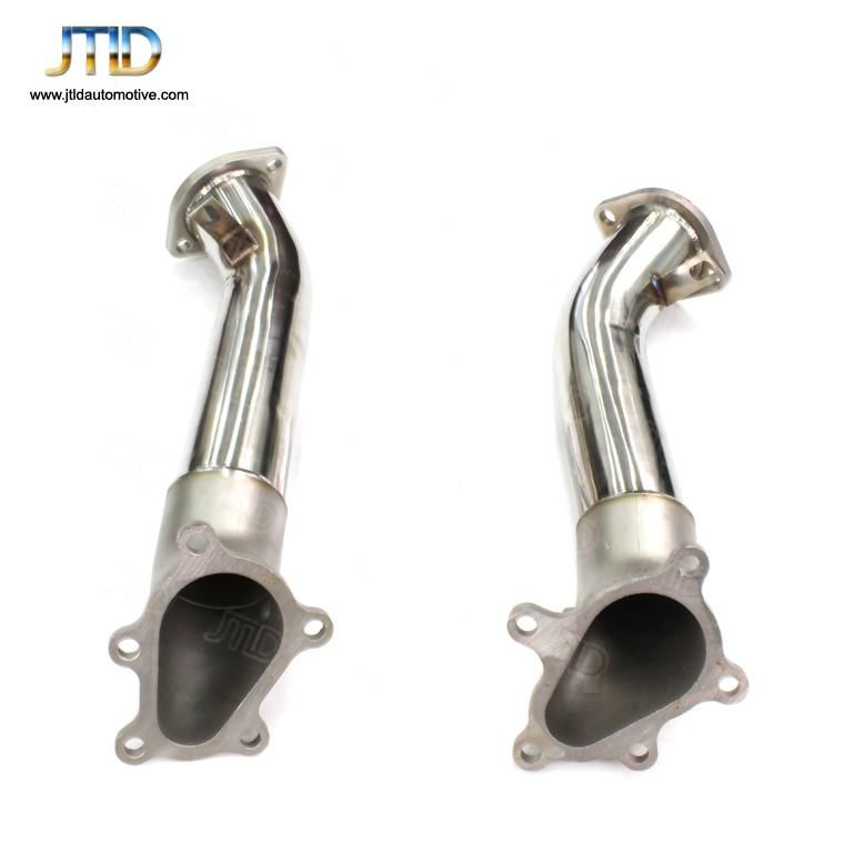High Performance Polish or Heat Shield Exhaust Downpipe for Nissan Gtr 35