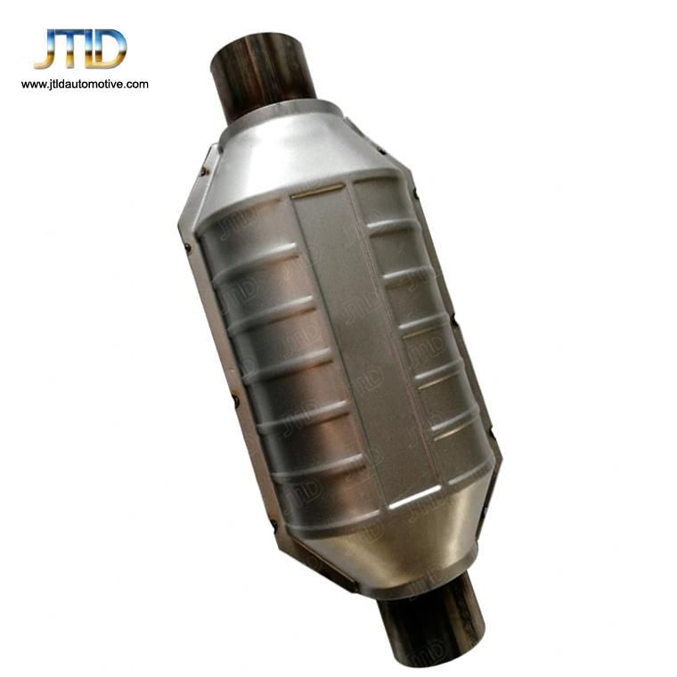 Hot Sale 2 Inch Inlet High Flow Catalytic Converter Oval Catalytic Converter