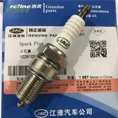 Original Spark Plug for JAC J2 J3 J5 J6 S3 S5 T5 T6 T8 T40 Refine 102680gg010 1026106gaa