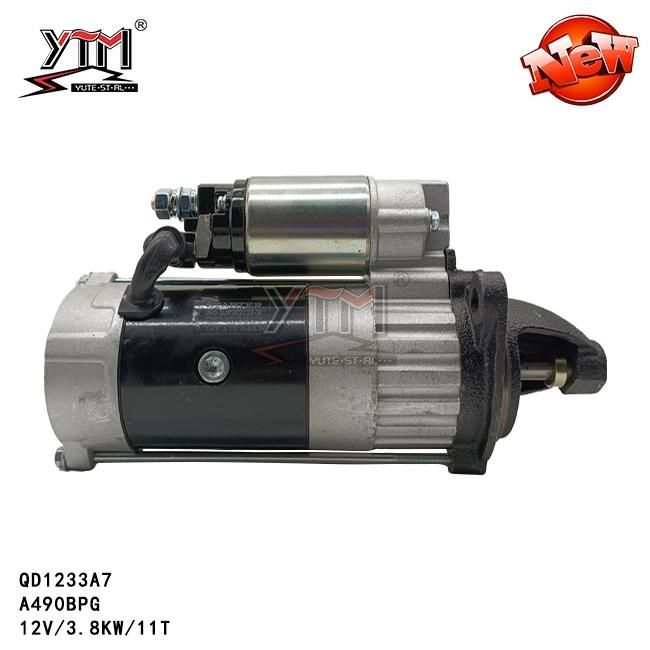 Forklift Starter Motor for Xinchai Nb485bpg Nc485bpg 490bpg A490bpg C490bpg 4D27g31 490b-51000 Diesel Starter