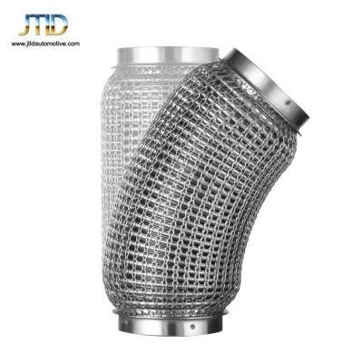 Stainless Steel Flexible Exhaust Bellows Exhaust Flex Pipe Flexpipe with Interlock Outer Wire Mesh