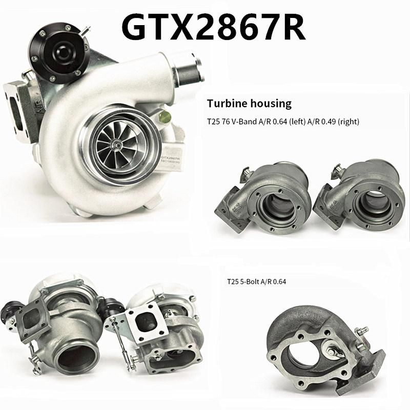 Replacement Gen2 Gtx2867r Dual Ball Bearing Turbocharger Gt28 Gtx28 Series Performance Turbocharger