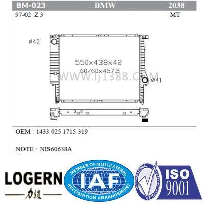 Automotive Engine Radiator for BMW Z3&prime;97-02 Mt/Dpi: 2038