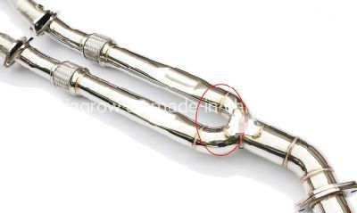 High Flow 304 Stainless Steel Exhuast Pipe for Nissan Gt-R R35 Y Pipe 2008+