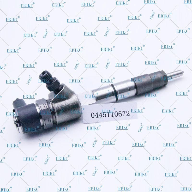Erikc 0445110672 and 0445110690 Bosch Pump Diesel Injector 0 445 110 672 Common Rail Car Injector 0 445 110 690