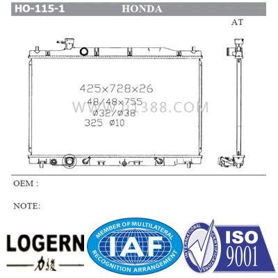 New Car Radiator for Honda Cr-V&prime;2010-2011 2.4L at/PA26