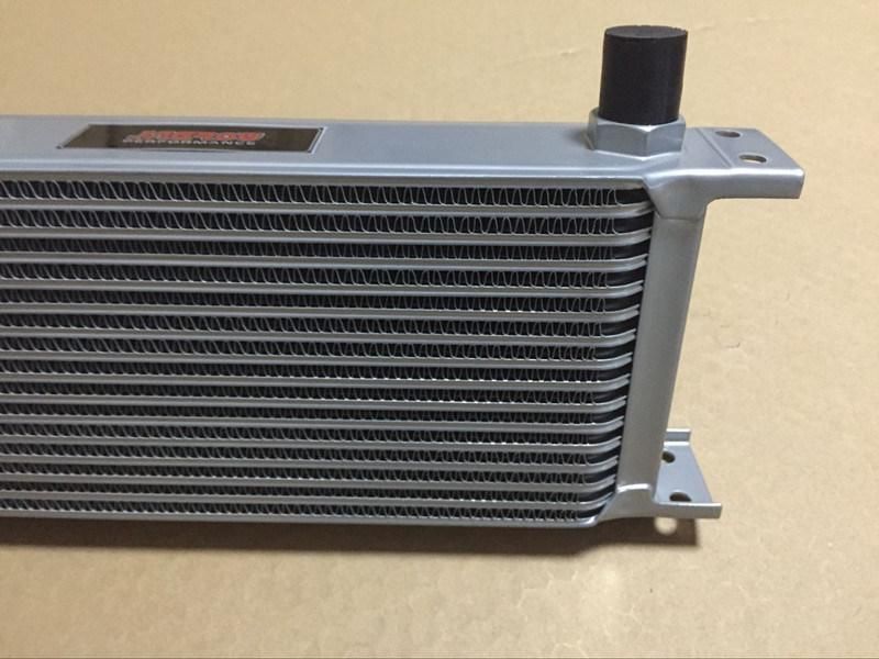 Jagrow Performance 16 Row Transmission Oil Cooler Silver for Sale
