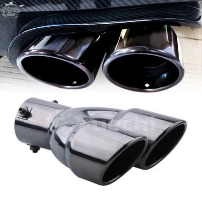 Auto Parts Exhaust Tips Muffler Tail Stainless Steel Gun Color