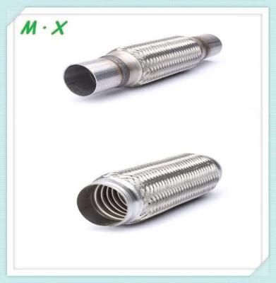 Stainless Steel Exhaust Flexible Pip with Innerlock Outer Braid Two Ends by Nipples