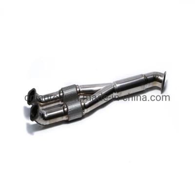 Stainless Steel Exhaust Thicker Flange Y Pipe Fit for Nissan Gtr R35