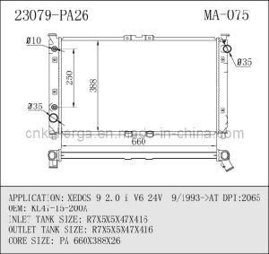 Radiator for Mazda Xedos 9 2.0 I V6 24V at 23079 (MA-075)