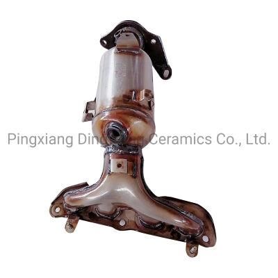 Excellent Quality Stainless Steel Exhaust Catalytic Converters for Toyota Vios (2014) with Longer Ceramic Substrate