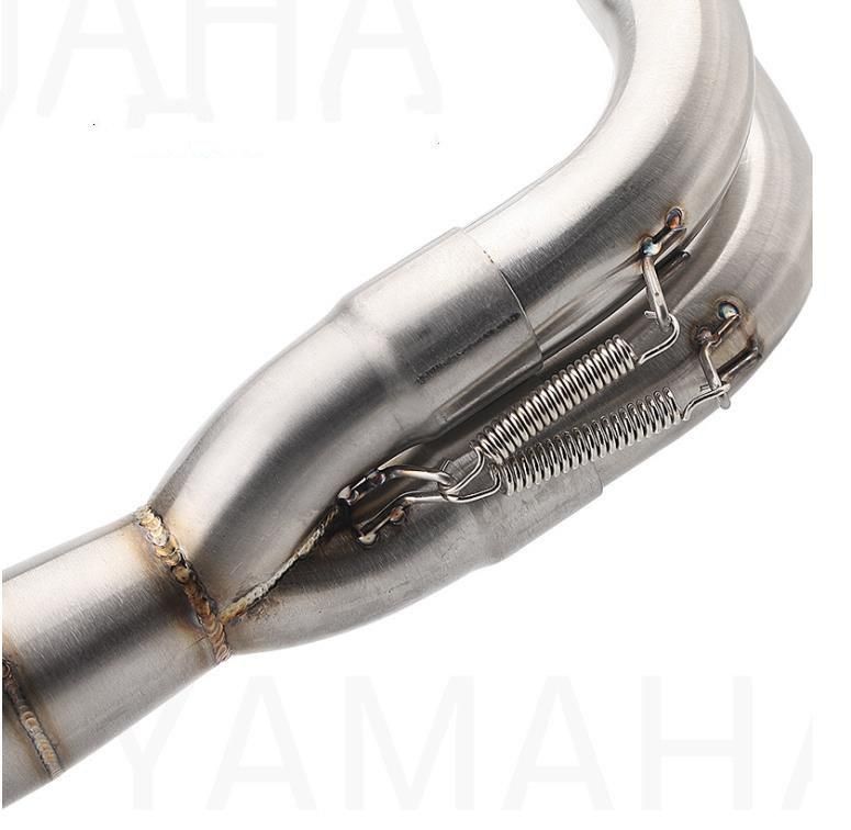 Jagrow Motor Straight Motorcycle Slip on Exhaust Pipe for YAMAHA Mt07 Fz07 2014- 2018