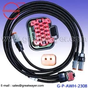 ECU 14 Pin Connector Truck Lighting Wiring Harness