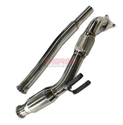 Stainless Steel Turbo Exhaust Downpipe for Golf Mk5 Mk6 A3 S3