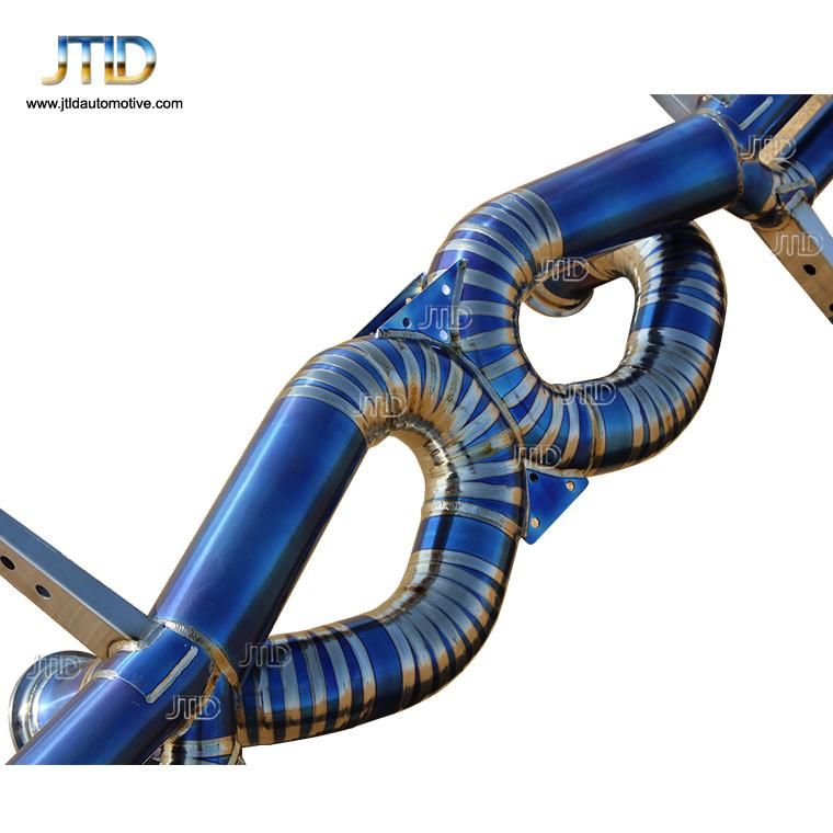 High Performance Titanium Exhaust System Straight Pipe Design Exhaust for Lamborghini Huracan Lp610