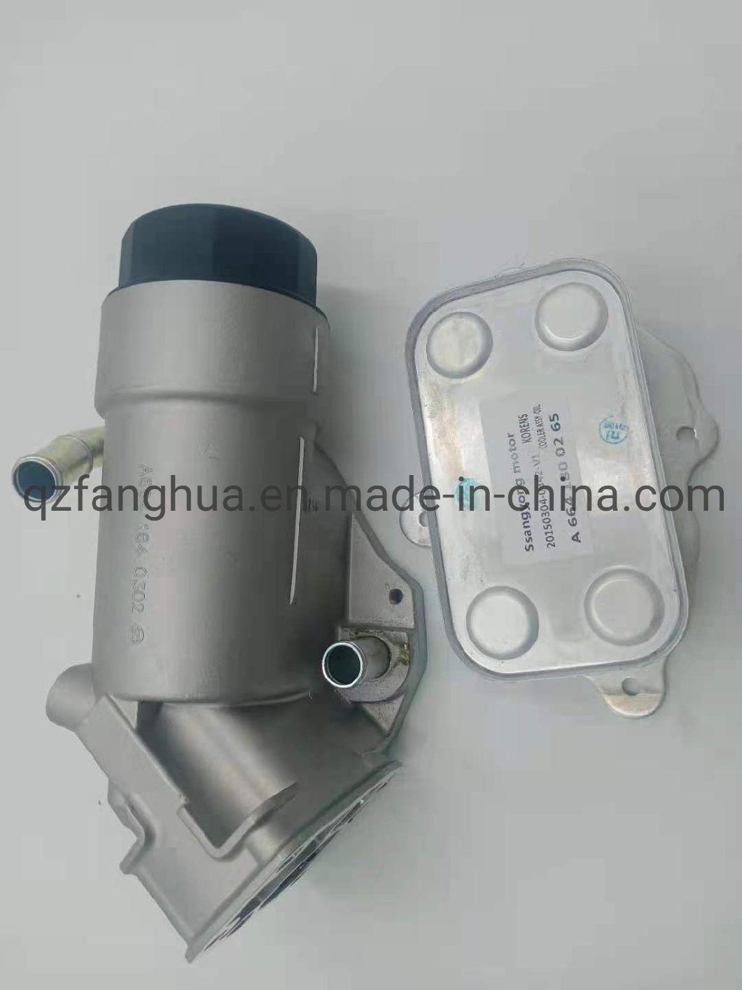 1621803710 Hot Sale Products for Orignal Filter & Cooler Assy-Oil for Ssangyong Kyron Auto Part