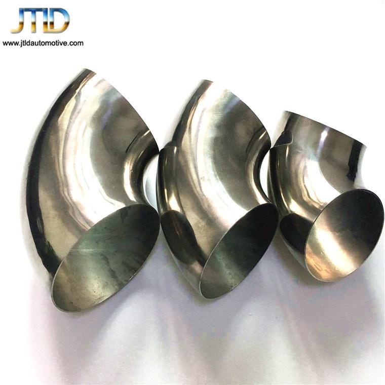 Stainless Steel 45 Degree Exhaust Elbow 76mm Exhaust Elbow for Car Modified Exhuast Elbow