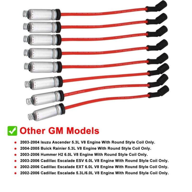 290mm Ignition Spark Plug Wire