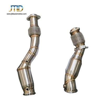 Stainless Steel 304 3.0&prime; Catless Downpipe for BMW F97 F98 X3m X4m 3.0t 2019+