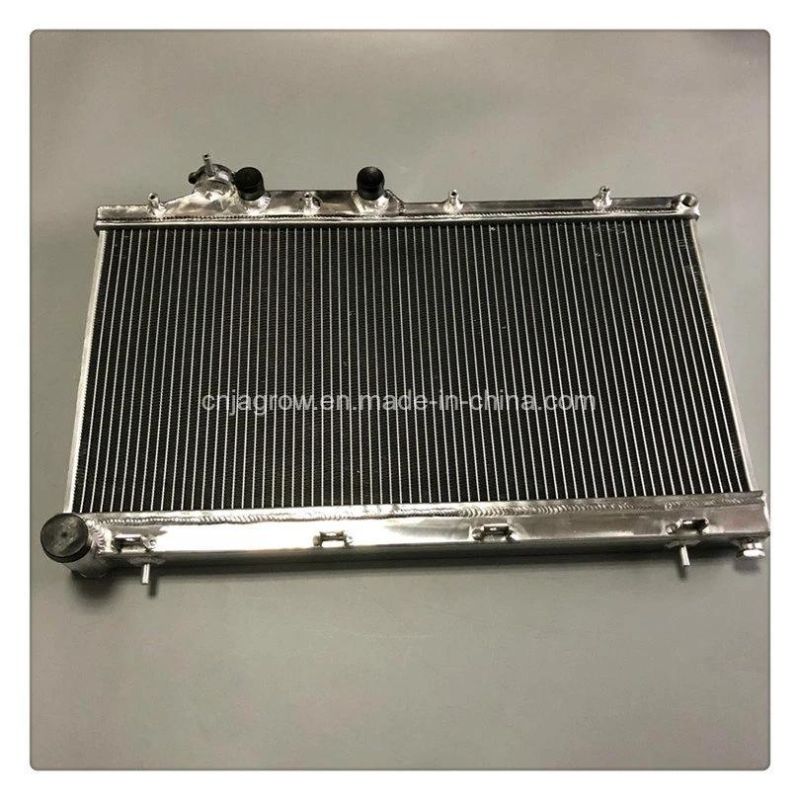 for Subaru Impreza Wrx Sti Racing Radiator with 2 Hose Inlets