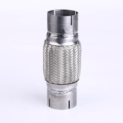 Exhaust System Stainless Steel Flexible Pipe with Nipple Slotted