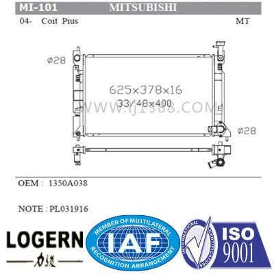 Engine Parts Radiator for Mitsubishi Coit&prime;04- Mt