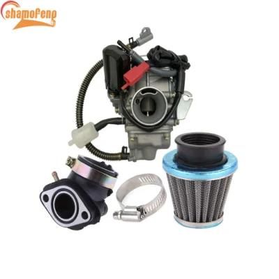 150cc Carburetor for Gy6 4 Stroke Engines Electric Choke Motorcycle Scooter 152qmj 157qmi Pd24j