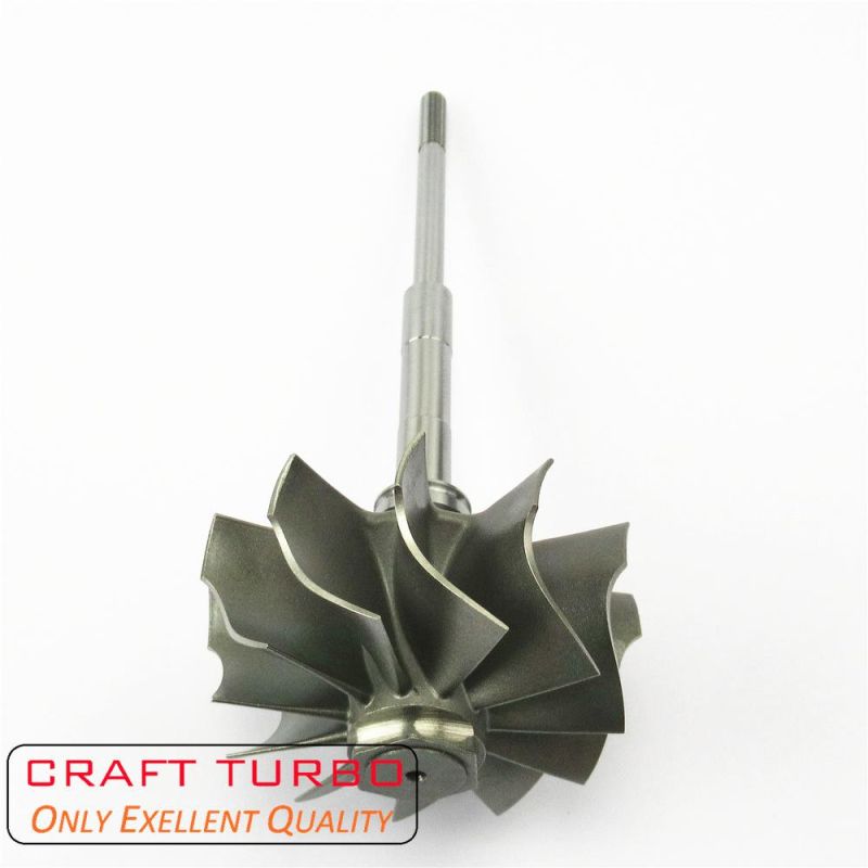 T04b/T04e/Tw41/Tw4b 407276-6/19/ 446905-2/5/7/10/ 410188-6 Turbine Shaft Wheel