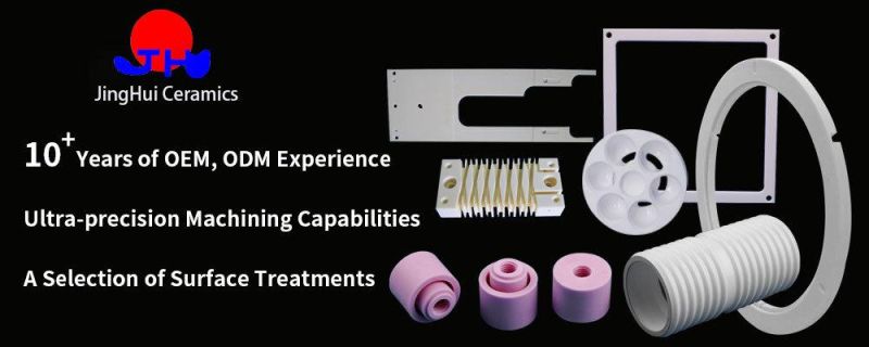 China Factory 99% 99.5% Al2O3 Ceramic Spare Parts