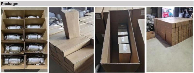 Hot Sale Factory Prices Universal Type Car Catalytic Converter with Ceramic Catalyst
