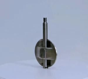 Stainless Steel Automobile Engine Exhaust Valve Plate with Rod, OEM Manufacture