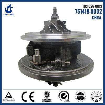 Turbocharger cartridge for Toyota Auris 1.4 D-4D 90 HP 751418-0002 751418-2 turbo