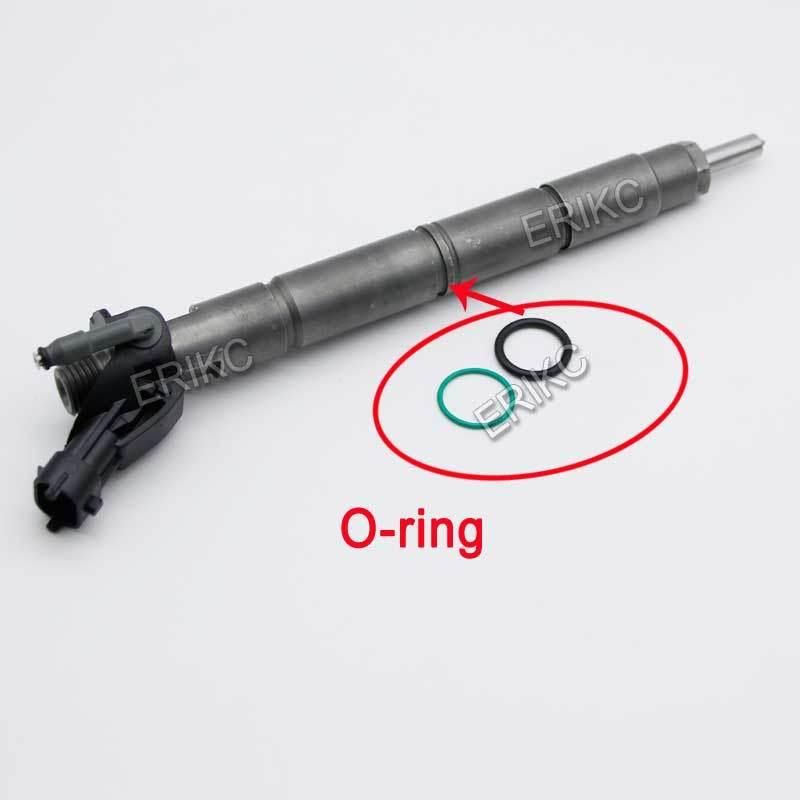 Erikc Genuine Diesel Engine Injector Rubber O Seal Ring Fuel Injection Sealing O-Ring for Bosch Piezo Injector E1023504 2 PC/Set