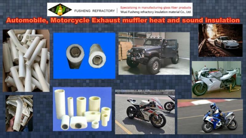 Fiberglass Car Motorcycle Muffler Heat Insulation