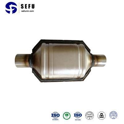 Sefu China Ceramic Substrate Manufacturer Hot Sales Universal Type Car Catalytic Converter Ceramic Catalyst Car Catalytic Converter