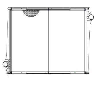 High Quality Competitve Price Truck Radiator for Scania P (95~) OEM: 1365371, 64068A