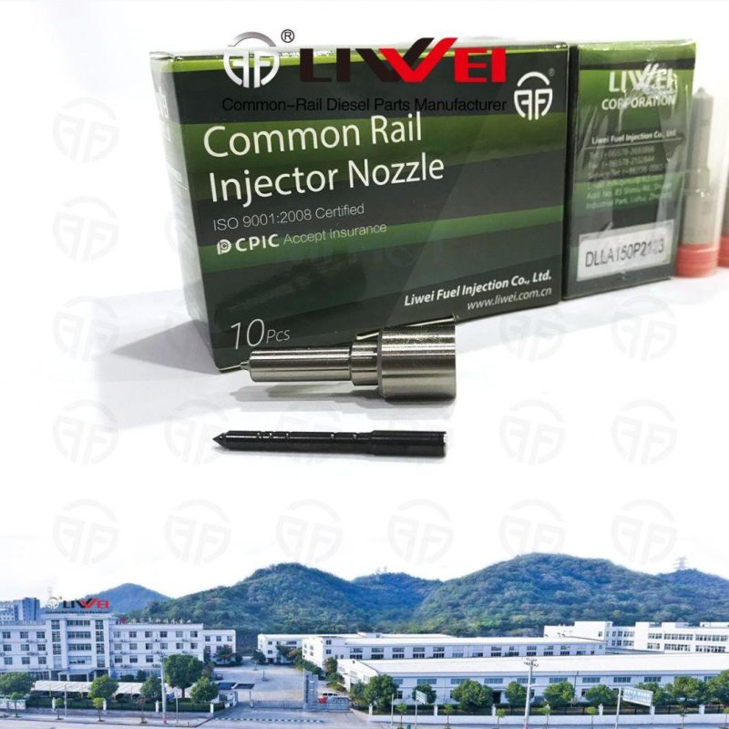 Liwei Brand Dlla145p 2168 Dlla 145p2168 Bos Common Rail Diesel Nozzle for Fuel Injector 0445110376/594