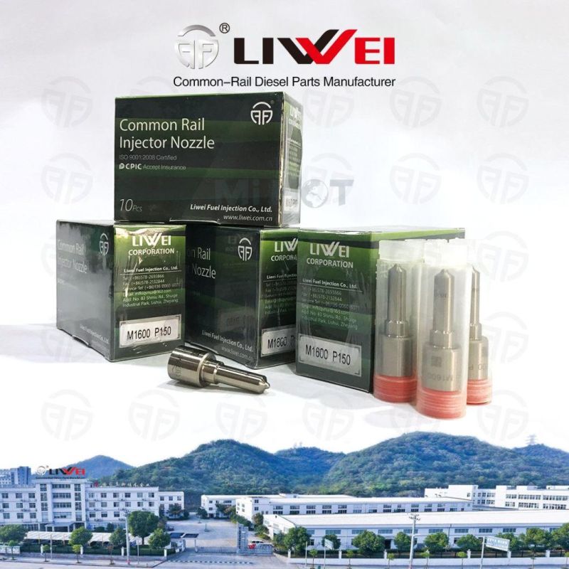 Liwei Brand Common Rail Diesel Nozzle M1600 P150 M1600p150 for Injector 77550 Ford Ranger 3.0d Engine