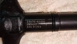 095000-7711 095000-9780 23670-51030 23670-51031 Denso Common Rail Injector for Toyota Land Cruiiser