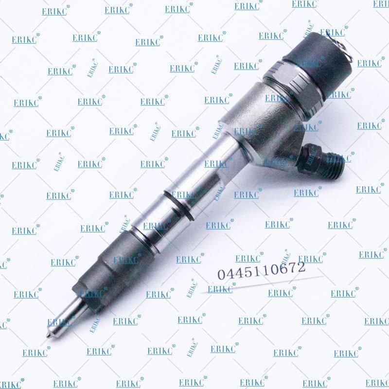 Erikc 0445110672 and 0445110690 Bosch Pump Diesel Injector 0 445 110 672 Common Rail Car Injector 0 445 110 690